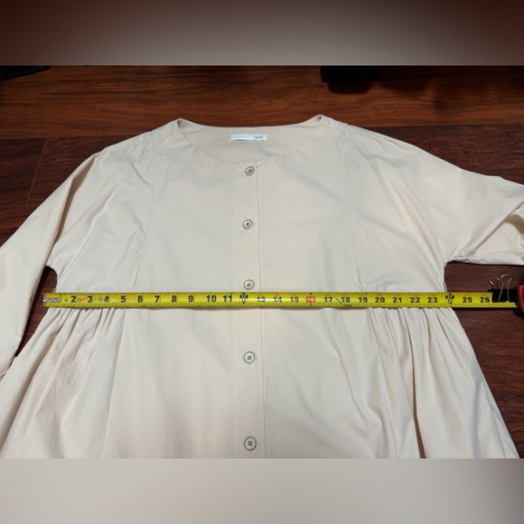 Floral Embroidered Cream Dress - Picture 5 of 9